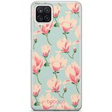 ERT GROUP mobiel telefoonhoesje voor Samsung A12 / M12 origineel en officieel erkend Babaco patroon Flowers 016 optimaal aangepast aan de vorm van de mobiele telefoon, hoesje is gemaakt van TPU