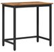Bureau réglable en hauteur en acier et bois