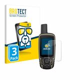 BROTECT Screenprotector 3 Stuks voor Garmin GPSMAP 65 Transparant