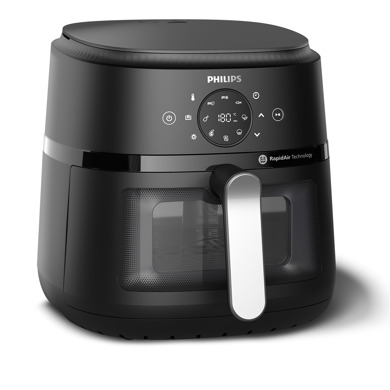 Philips 2000 Series Airfryer - 6.2L - 1700W - Black/Silver