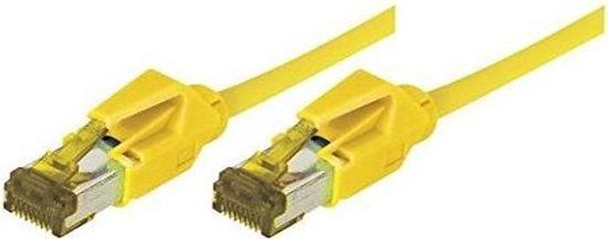 Connect 850102 netwerkkabel 0,5 m Cat6a S/FTP (S-STP) Geel