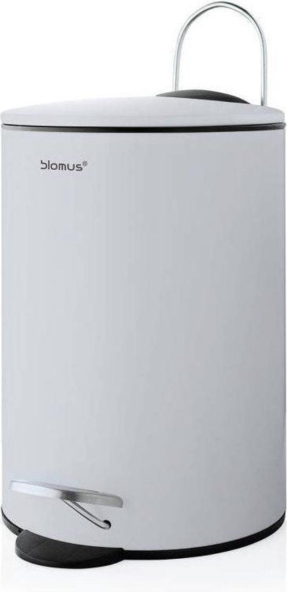 Blomus TUBO Pedal Bin - 3L - Moon Grey - Round