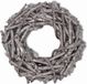 Unyqoos® Holzkranz grau umwickelt 40cm