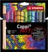 STABILO Viltstift Cappi 168/12-1-20 etui à 12 kleuren | 6 stuks
