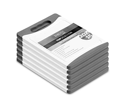 Mäser Telesto II+III-serie Snijplankset - 6-delig - 20 x 15 cm - Zilver