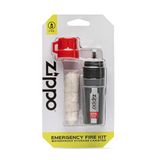 Zippo Noodvuurstarterset, outdoor survival vuurstarter met vuursteen, tondel en wrijvingswiel, alternatief voor vuurstaal voor camping en bushcraft