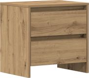 vidaXL Nachtkastje Artisan Eiken 45 x 34 x 44,5 cm Bewerkt hout
