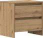 vidaXL Nachtkastje Artisan Eiken 45 x 34 x 44,5 cm Bewerkt hout