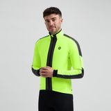 Rogelli Essential HI VIS Veste de cyclisme homme - Hiver - 4 poches - Fluor