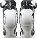 POD K8 3.0 Forged Carbon, genouillères unisexes, Blanc/Noir, XL