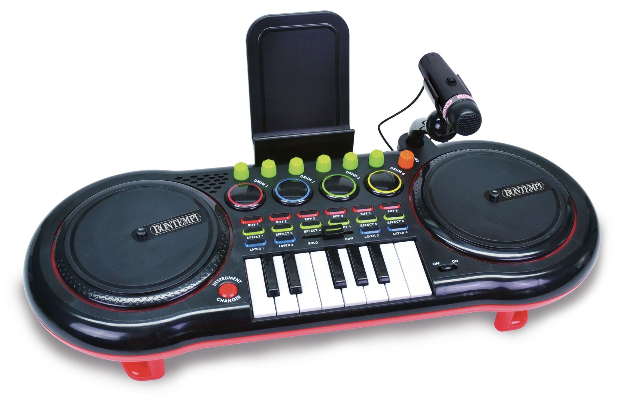 BONTEMPI 181000 Muziekspeelgoed Zwart Kunststof 5 jaar Unisex