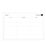 Exacompta - Ref. 57180E - 1 magnetisch whiteboard To Do organisatieplanning - droog uitwisbaar - herschrijfbare magneten meegeleverd - formaat 90 x 59 cm - wit