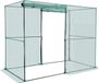 Cage de protection des plantes, 2,39 x 1,2 x 1,8 m Tente de protection des plantes avec porte zippée. Haute cage de protection des plantes résistante au vent. Facile à installer. Couverture pour plates-bandes surélevées, adaptée à une utilisation en extérieur. Filet pour plants de tomates, idéal pour le jardin.