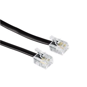 Hama Modular Male Plug 6p4c - 6 m - Black