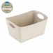 Koziol BOXXX M boîte de rangement rectangulaire plastique recyclé sable