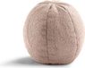Gutekissen Pouf enfant "Miki" en forme de ballon Ø 28 cm, pouf en peluche douillet, siège confortable et élégant pour chambre d'enfant (rose)