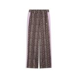 PUMA T7 rechte broek met slangenprint voor dames XS, Chocolate Fondue Brown