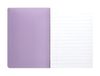 Liderpapel Notitieboek 360 met kunststof deksel, A5, 48 vellen, 90 g/m², horizontaal, met dubbele rand, pastelkleuren