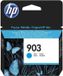 HP 903 Cyan Original Ink Cartridge (T6L87AE) for HP OfficeJet Pro 6950, 6960, 6970