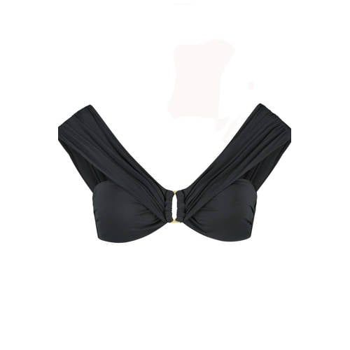 Cyell Design Femme Noir zwart voorgevormde bandeau bikinitop