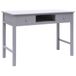 Bureau 110x45x76 cm bois gris