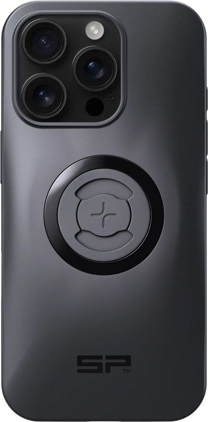SP Connect SPC+ Apple iPhone 16 Pro Hoesje MagSafe Back Cover Dun Zwart