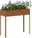 Prolenta Maison Exclusive - Jardinière 100,5x40,5x90 Cm Acier Résistant Aux Intempéries