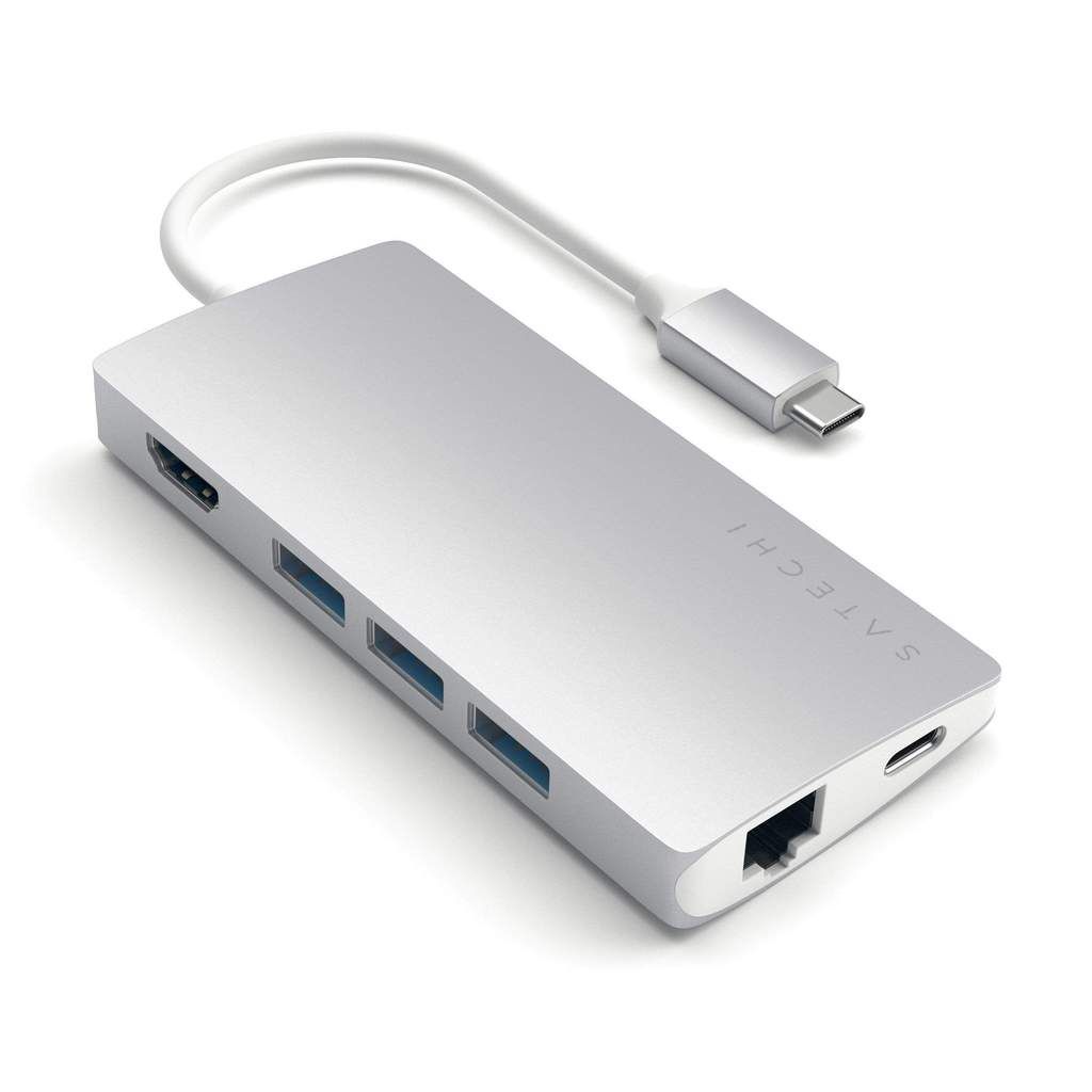 Satechi ST-TCMA2S - USB-C Hub - 6-in-1 - Zilver