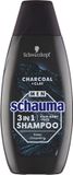 Schauma Men Shampoo 3-en-1 Pour Homme Cheveux, Visage et Corps Charbon et Argile 400ml