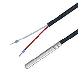 iOVEO 035HP02205 - PT1000 Temperatuursensor met pvc-leiding tot 105 °C, temperatuursensor, geheugensensor, sensor, verwarming, 5 meter