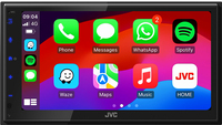 JVC KW-M695DBW - 2DIN Multimedia Radio met 6.8" Touchscreen, Apple CarPlay & Android Auto