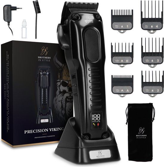 Brothers in Style Professionele Tondeuse | Baardtrimmer | Hoofdhaar Trimmer | Incl. Oplader