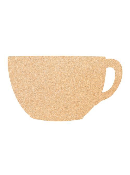 Securit Kurk Silhouette CUP | incl. Krijtstift, Plakband en Punaises | 300x450mm