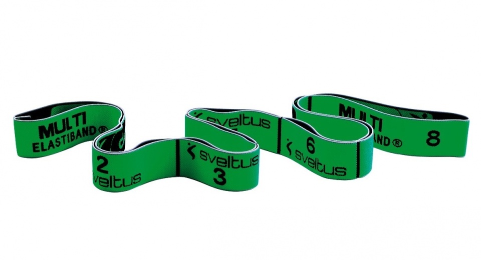 Sveltus Multi Elastiband 10 kg 110 cm groen