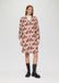 s.Oliver Jurk Framboos Dierenprint Lange Mouw Viscose