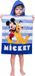 Disney Mickey Mouse Poncho Pluto - 50 x 115 cm - Blauw