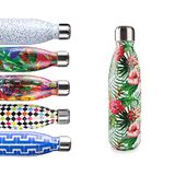 IBILI Luxe thermosfles, Jardin, 500 ml, 18/10 roestvrij staal, dubbele wand, herbruikbaar