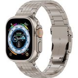 Strap-it Apple Watch Duo titanium band (grey)