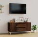 Maison Exclusive - Meuble TV, marron, aspect chêne, 102x44,5x50 cm, fibre de bois