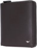 Golden Head Leren portemonnee Polo RFID Protect RV-Kombischeintasche 3302 Dunkelbraun