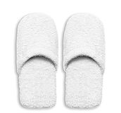 Excelsa Warme badslippers voor heren, badstofspons, 30 x 12 x 5 cm, Bianco
