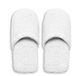 Excelsa Warme badslippers voor heren, badstofspons, 30 x 12 x 5 cm, Bianco