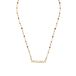 Luxenter Collier en argent sterling 925 et cristal multicolore, plaqué or jaune 18 carats - Maman