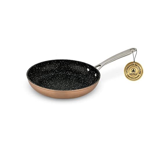 Laguiole - Greblon C2 braadpan, 28 cm, koper