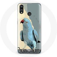 Maniacase Hoesje voor Huawei P20 Lite parkieten blauw