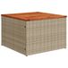 VidaXL Tuintafel Beige, Bruin 55x55x37 cm