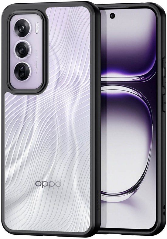 Dux Ducis Aimo Back Cover Zwart voor Oppo Reno 12 Pro