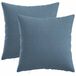 vidaXL Kussensloop HEERLEN Jeans Blauw 45 x 45 cm Stof (2 stuks)