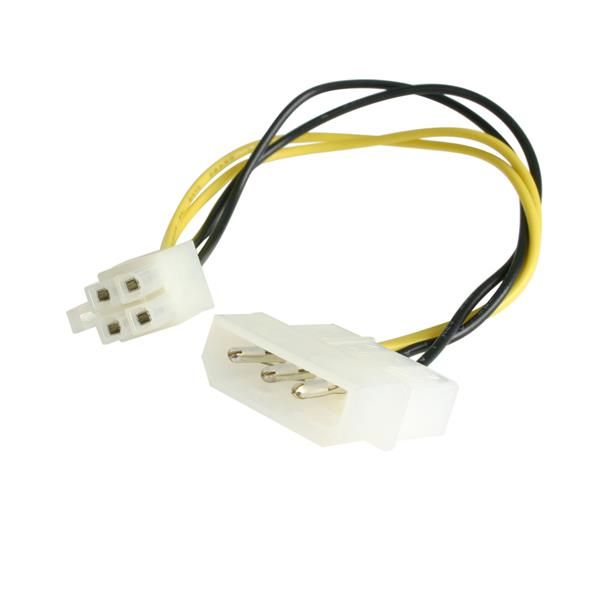 StarTech.com LP4 naar P4 Voedingskabel Adapter - 15cm