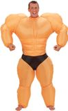 Widmann Opblaasbaar bodybuilderpak voor volwassenen